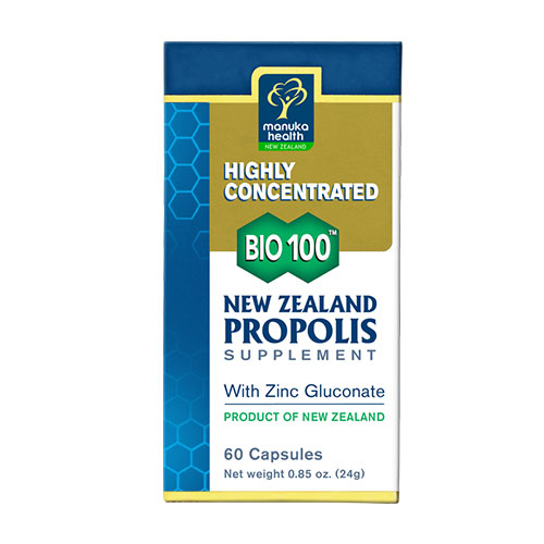 100% Pure New Zealand Manuka Health BIO30™ Propolis Capsules ( 300 capsules  )